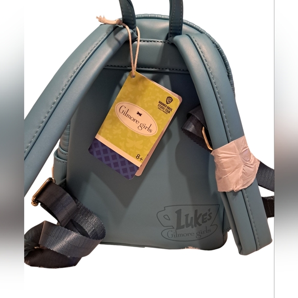 New With Tags Loungefly Gilmore Girls Luke's Coffee Mini Backpack - Picture 4 of 6